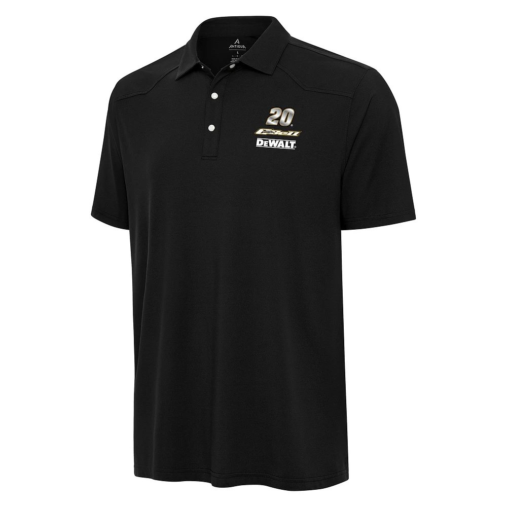 Men's Antigua Black Christopher Bell Western Polo