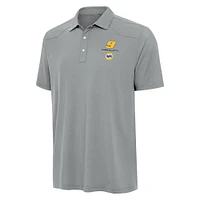 Men's Antigua Gray Chase Elliott Western Polo