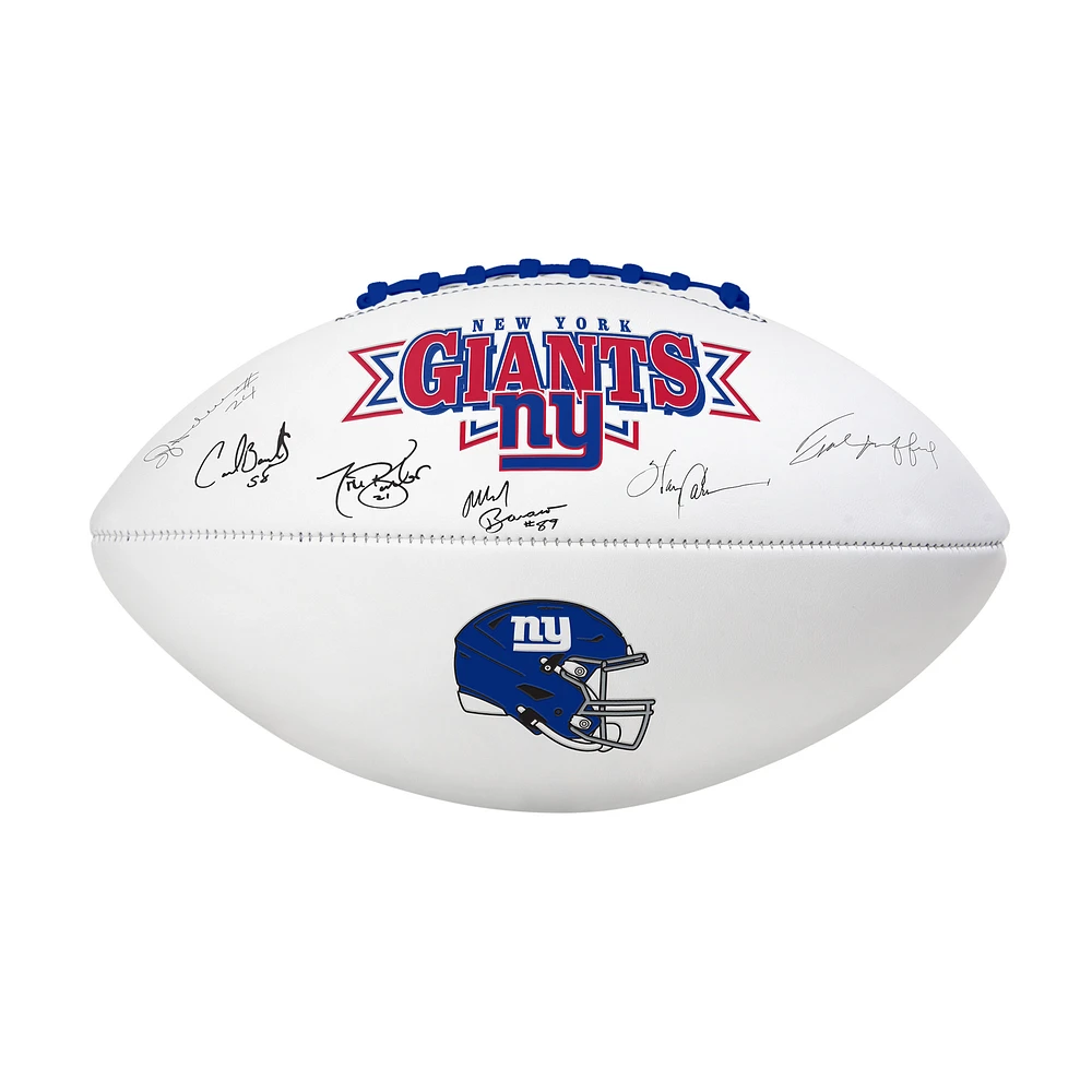 New York Giants Legends Signature Football