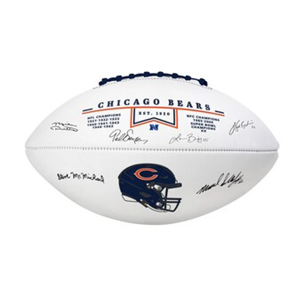 Chicago Bears Legends Signature Football