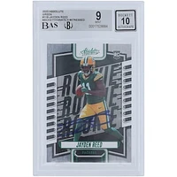 Jayden Reed Green Bay Packers Autographed 2023 Panini Absolute Green #118 Beckett Fanatics Witnessed Authenticated 9/10 Rookie Card