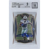 CeeDee Lamb Dallas Cowboys Autographed 2020 Panini Select #157 Beckett Fanatics Witnessed Authenticated 9/10 Rookie Card
