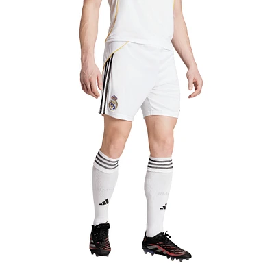 Men's adidas  White Real Madrid 2025/26 Home AEROREADY Replica Shorts