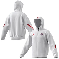 Men's adidas  White Bayern Munich 2025/26 Anthem Full-Zip Jacket