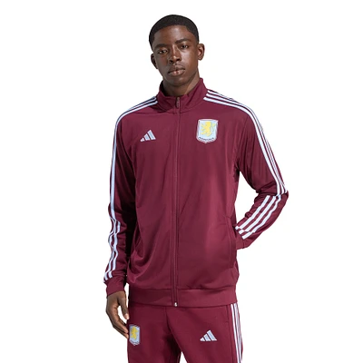 Men's adidas Claret Aston Villa 2025/26 DNA Full-Zip Track Jacket