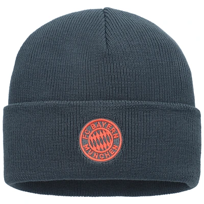 Unisex adidas  Charcoal Bayern Munich Cuffed Knit Hat