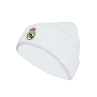 Unisex adidas  White Real Madrid Cuffed Knit Hat