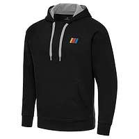 Men's Antigua  Black NASCAR Merchandise Victory Pullover Hoodie