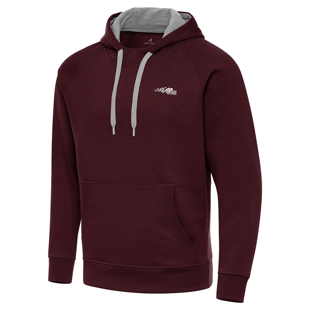 Men's Antigua Maroon Joe Gibbs Racing Victory Pullover Hoodie