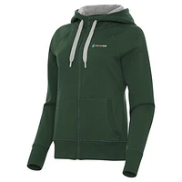 Women's Antigua  Hunter Green Homestead-Miami Speedway Women's Victory Full-Zip Hoodie