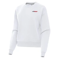 Women's Antigua  White Richard Childress Racing Victory Pullover Sweatshirt