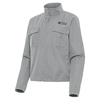 Women's Antigua NASCAR Merchandise Even Par Full-Zip Jacket