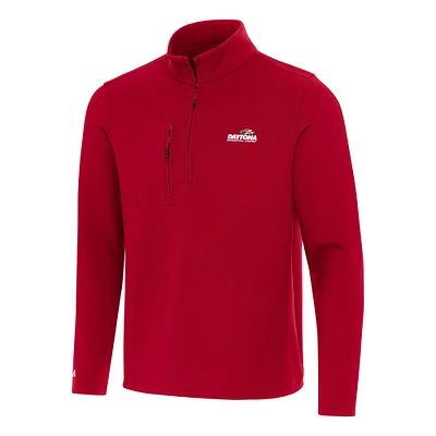 Men's Antigua Daytona International Speedway Insider Quarter-Zip Pullover Top
