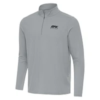 Intent Quarter-Zip Top Antigua  Gray Roush Fenway Keselowski Racing