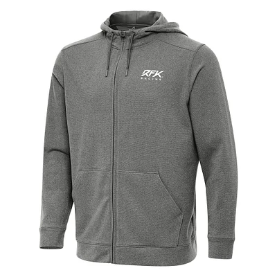 Effortless Full-Zip Hoodie Antigua Heather Roush Fenway Keselowski Racing