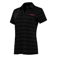 Women's Antigua  Black Martinsville Speedway Tunnel Polo