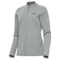 Women's Antigua  Gray Joe Gibbs Racing Regard Full-Zip Jacket