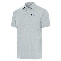 Men's Antigua  Heather Gray Richmond Raceway Big & Tall Par 3 Polo