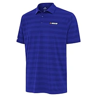 Men's Antigua  Royal NASCAR Big & Tall Tunnel Polo