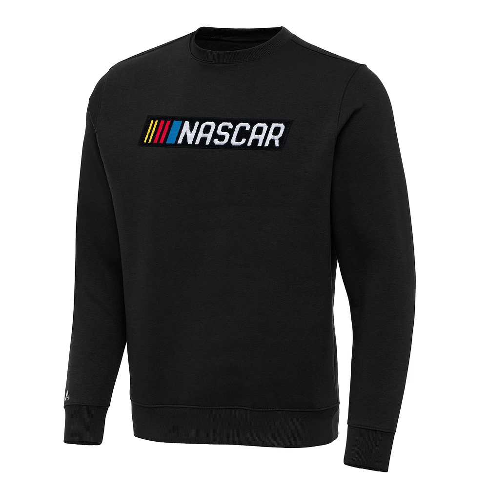 Men's Antigua NASCAR Victory Crewneck Pullover Sweatshirt