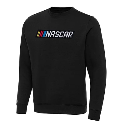 Men's Antigua NASCAR Victory Crewneck Pullover Sweatshirt