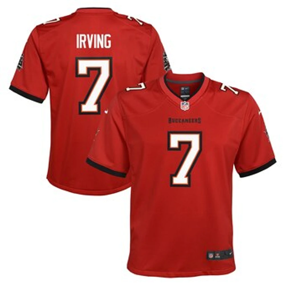 Youth Nike Bucky Irving Red Tampa Bay Buccaneers Team Game Jersey