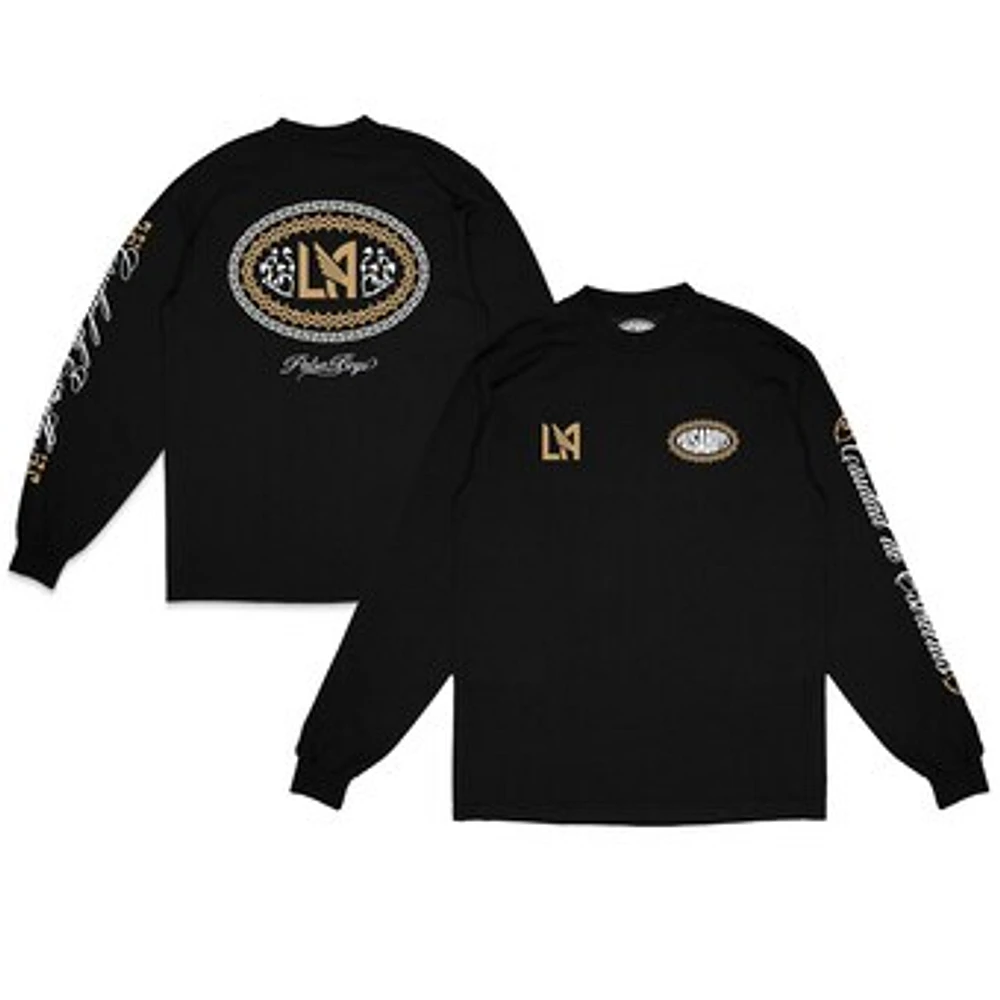 Men's Black LAFC x PAISABOYS Estrella Long Sleeve T-Shirt