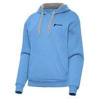 Women's Antigua  Powder Blue Richmond Raceway Victory Pullover Hoodie