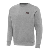 Men's Antigua  Heather Gray Team Penske Victory Pullover Sweatshirt