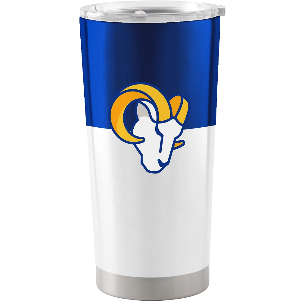 Los Angeles Rams 20oz. Colorblock Stainless Steel Tumbler