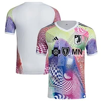 Men's adidas White Minnesota United FC Pride Pre-Match Top