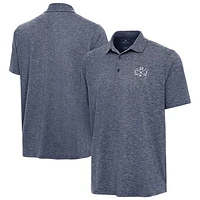 Men's Antigua Heather Navy Columbus Blue Jackets 2025 NHL Stadium Series Par 3 Polo