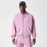 Men's New Era McLaren F1 Team Acid Washed Full-Zip Hoodie