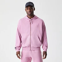 Men's New Era McLaren F1 Team Acid Washed Full-Zip Hoodie