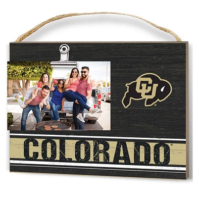 Colorado Buffaloes Clip It Wooden Photo Frame