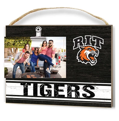 Rochester Institute of Technology Tigers Clip It Wooden Photo Frame