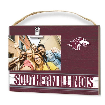 Southern Illinois Salukis Clip It Wooden Photo Frame