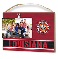 Louisiana Ragin' Cajuns Clip It Wooden Photo Frame
