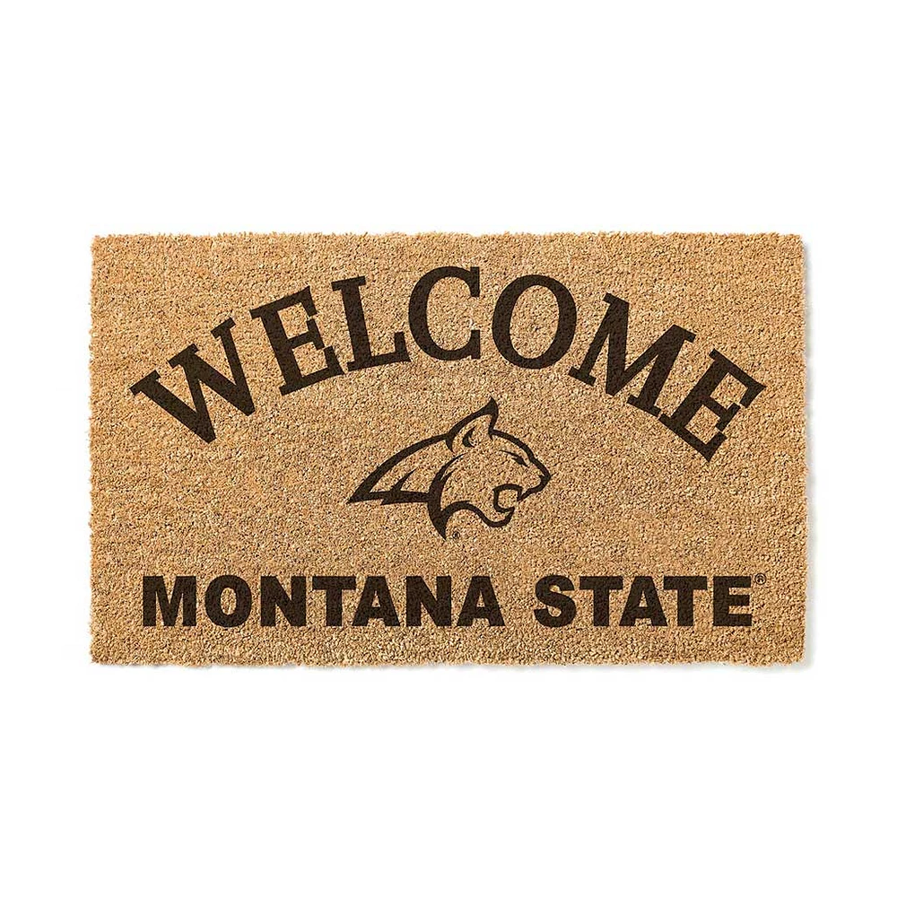 Montana State Bobcats 18" x 34" Welcome Coir Doomat