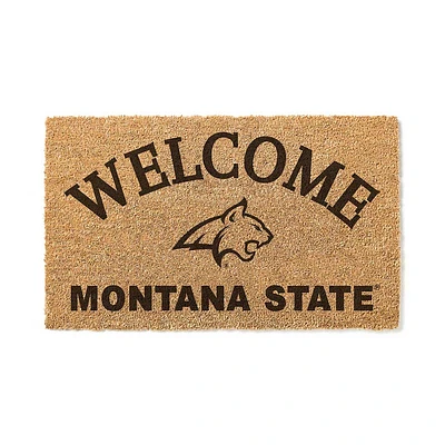 Montana State Bobcats 18" x 34" Welcome Coir Doomat