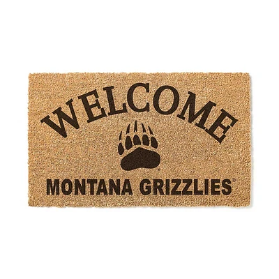 Montana Grizzlies 18" x 34" Welcome Coir Doomat
