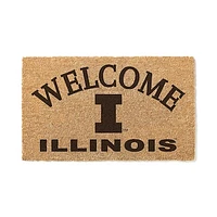 Illinois Fighting Illini 18" x 34" Welcome Coir Doomat