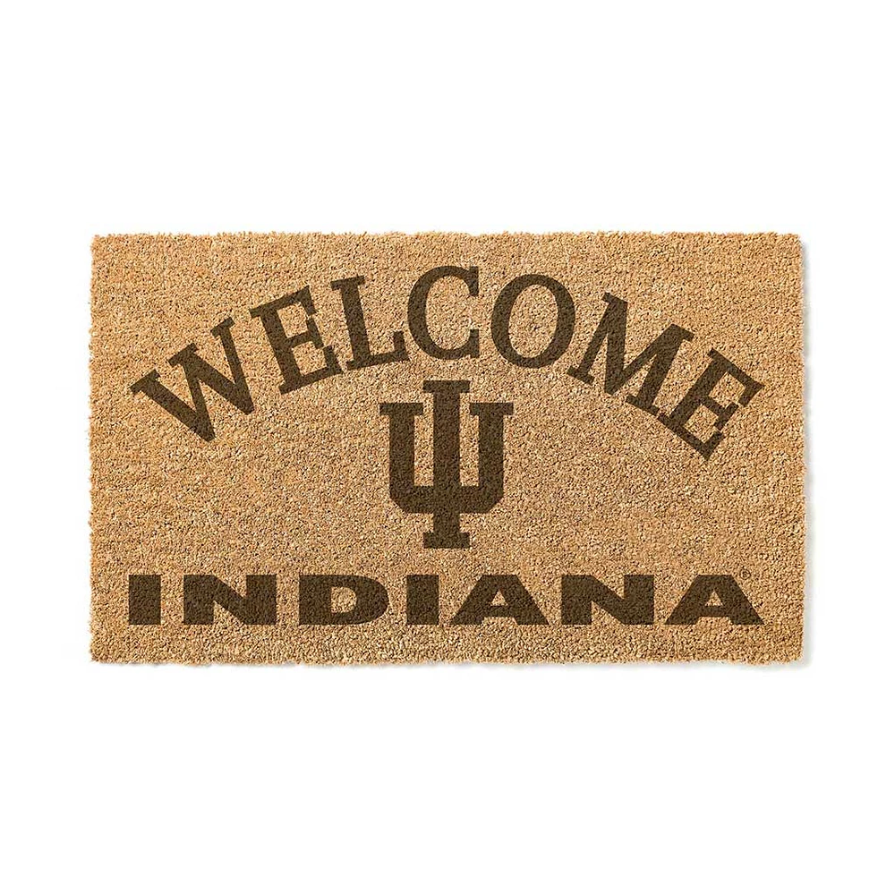 Indiana Hoosiers 18" x 34" Welcome Coir Doomat