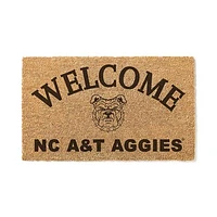 North Carolina A&T Aggies 18" x 34" Welcome Coir Doomat
