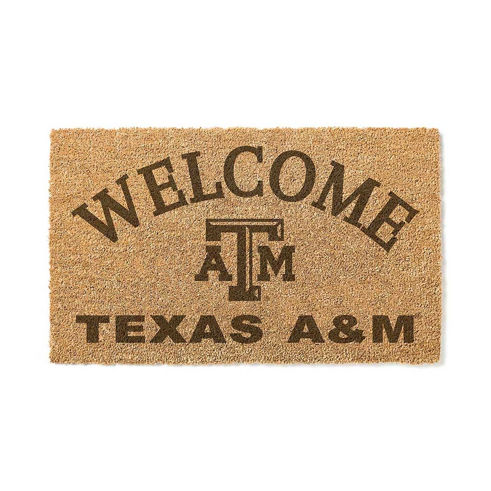 Texas A&M Aggies 18" x 34" Welcome Coir Doomat