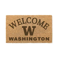 Washington Huskies 18" x 34" Welcome Coir Doomat