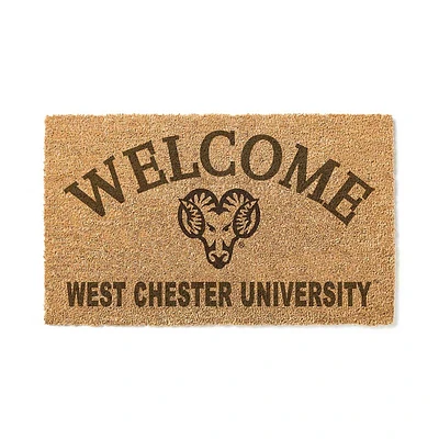 West Chester Golden Rams 18" x 34" Welcome Coir Doomat