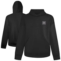 Men's Levelwear Black Anaheim Ducks Luxe Signature Heirloom Tri-Blend Pullover Hoodie