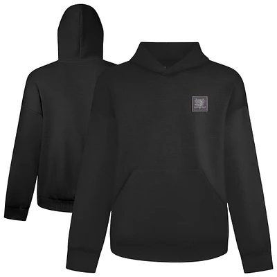 Men's Levelwear Black Anaheim Ducks Luxe Signature Heirloom Tri-Blend Pullover Hoodie