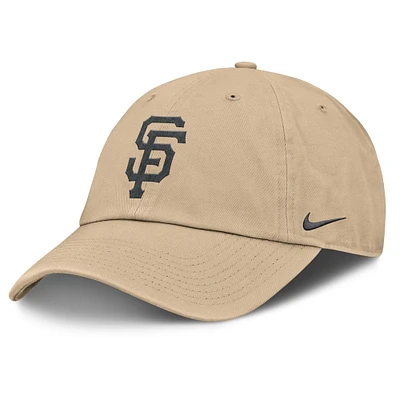Men's Nike Khaki San Francisco Giants Club Adjustable Hat